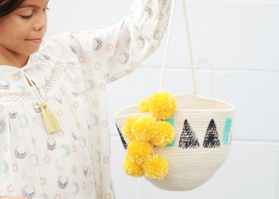 Craft it! Painted Rope Bag